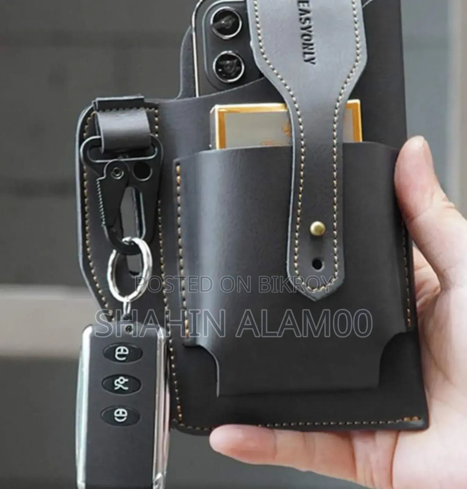 Retro Belt Waist Fashionable Bag Brown