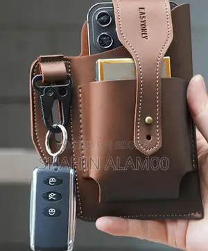 Retro Belt Waist Fashionable Bag Brown