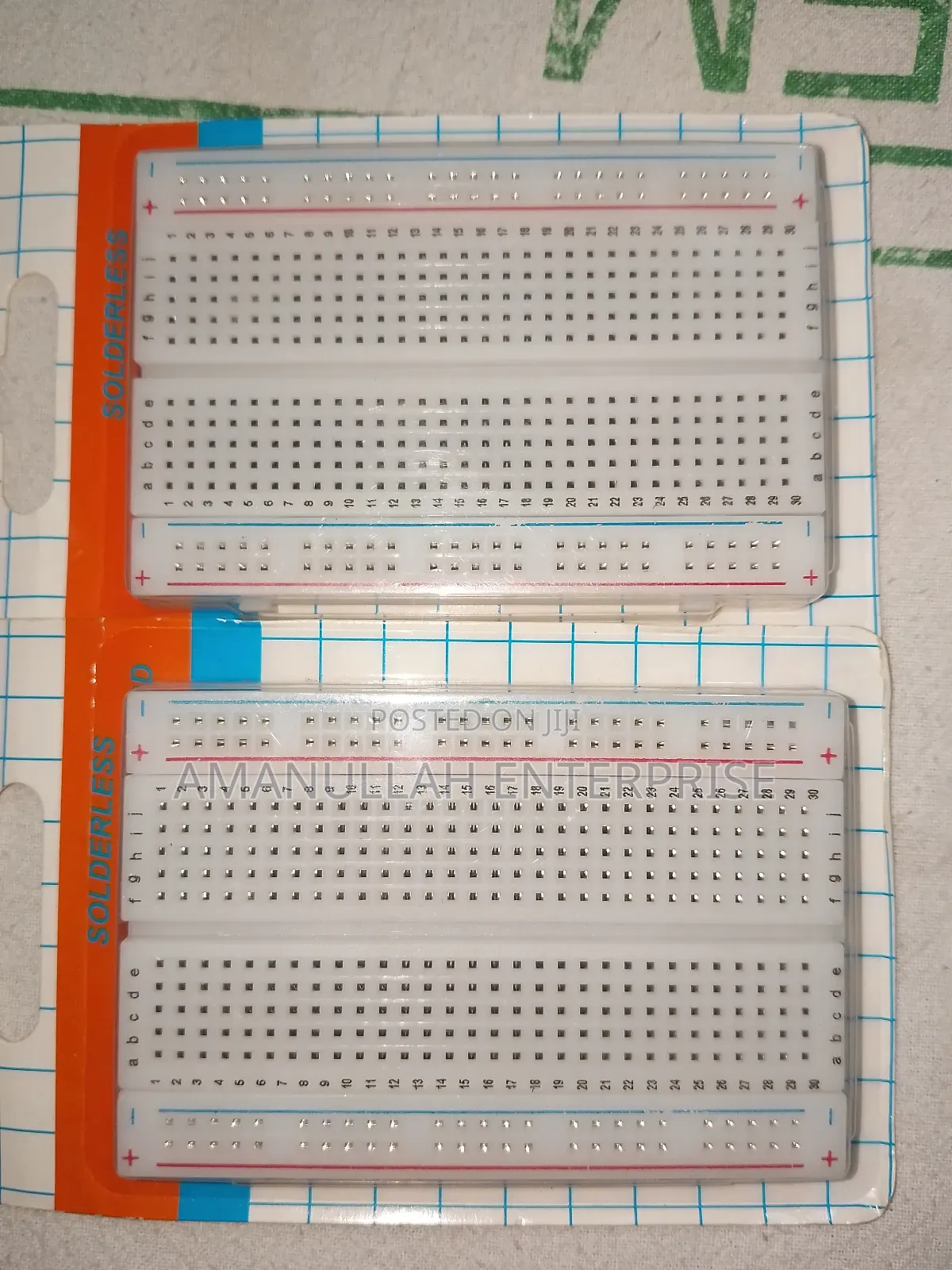 Solderless Breadboard, Which Is Used For Prototyping Electronic.