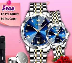 Olevs Couple Watch Set (City Lock)