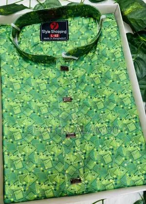 Digital Print Cotton Panjabi