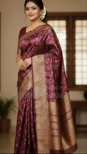 কাশ্মীরি কাতান শাড়ি
