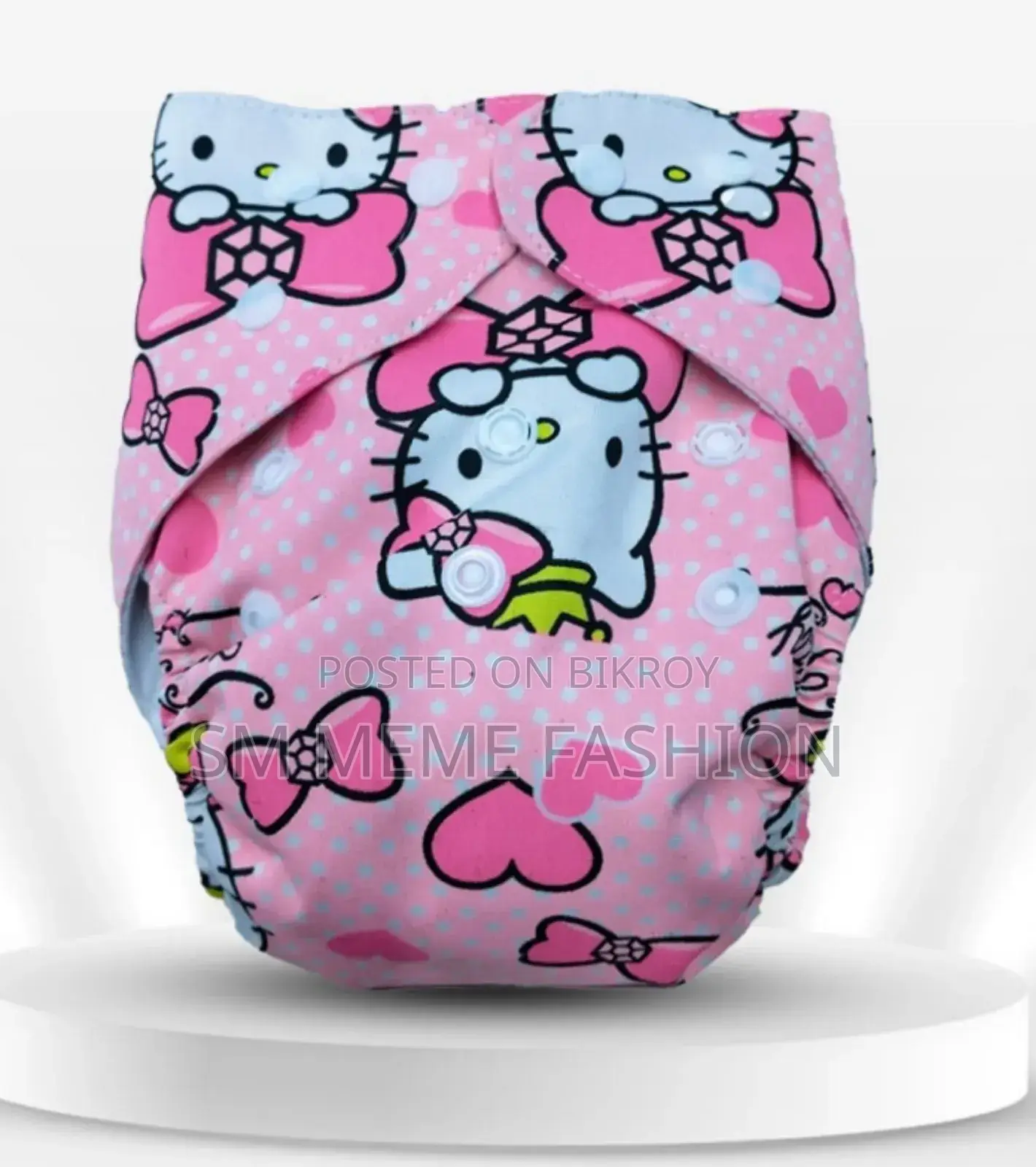 Washable Diaper (Knitted Fabric) – With 2 Pads