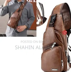 Men‘S Outdoor Leather Shoulder Chest