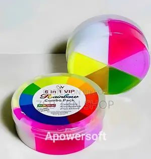 6 in 1 Vip Rainbow Combo Face Pack - 500 Gm Facial Makeup