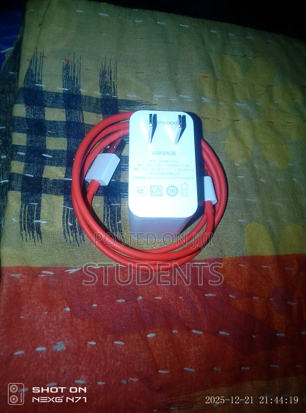 80w Super Vooc Charger for One Plus