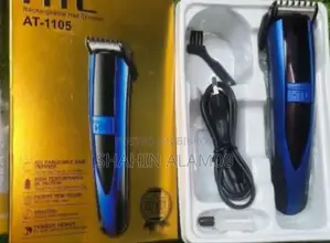 HTC AT-1105 Blue Cordless Beard Trimmer and Hair Clipper