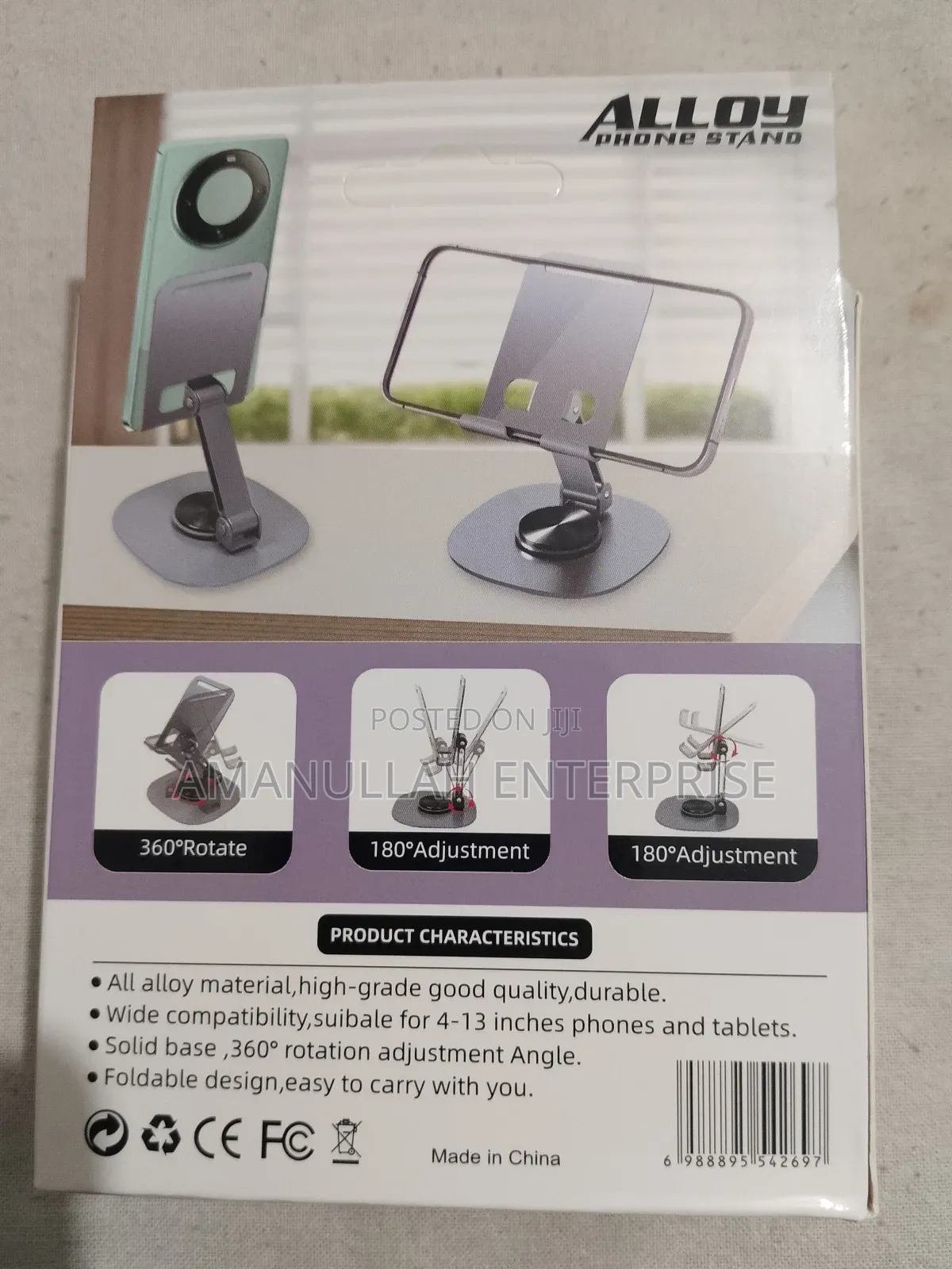 Mobile Stand Metal Body