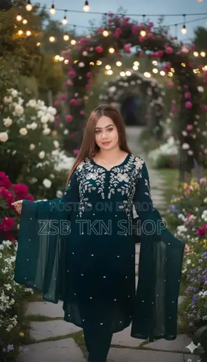 Rayon Cotton Dress Full Set Embroidery Update Collection