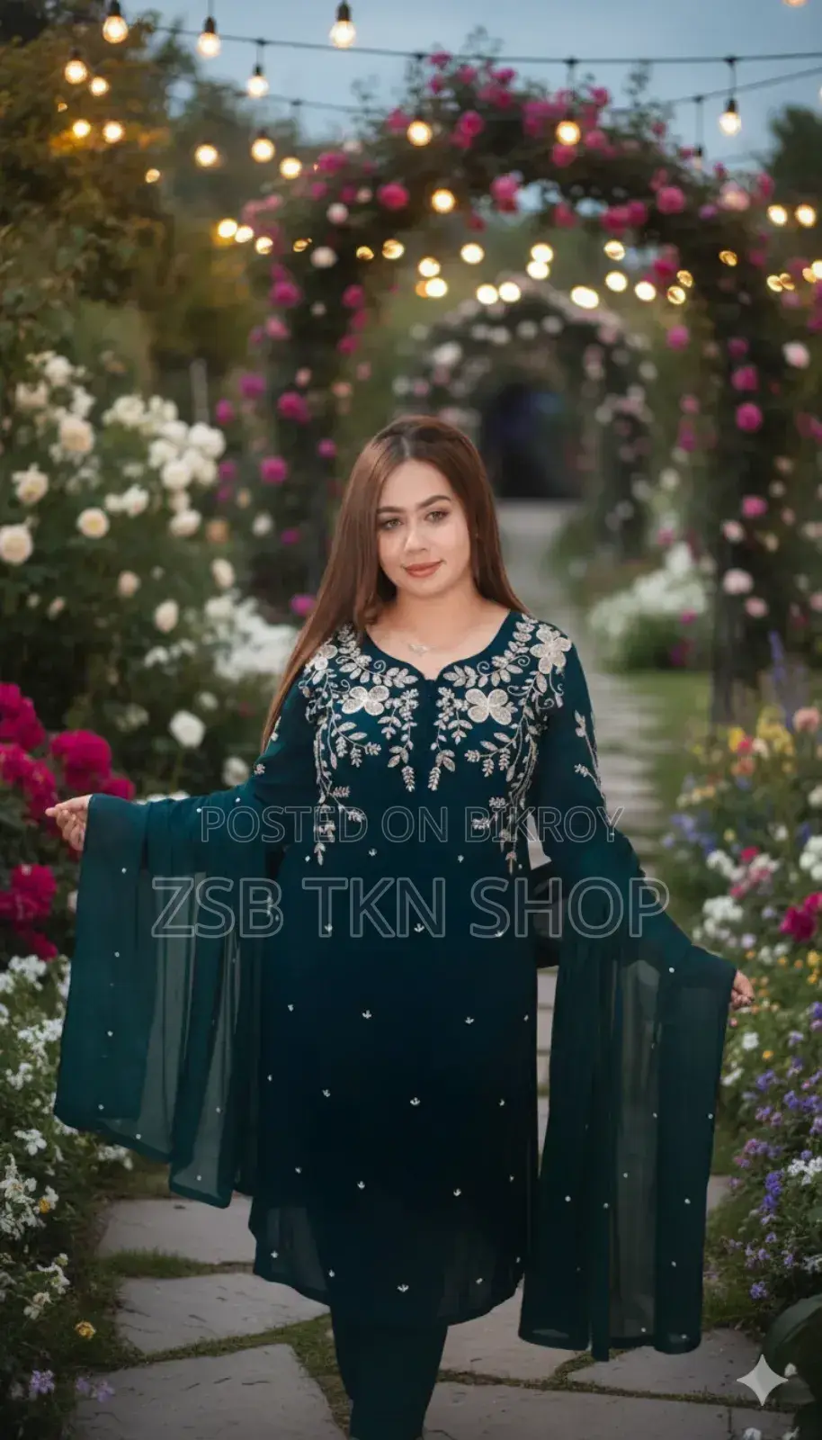 Rayon Cotton Dress Full Set Embroidery Update Collection