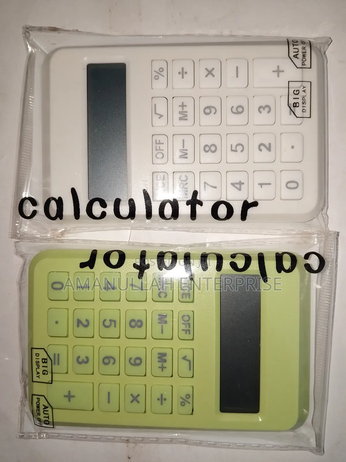 Calculater Mini Styles Size.