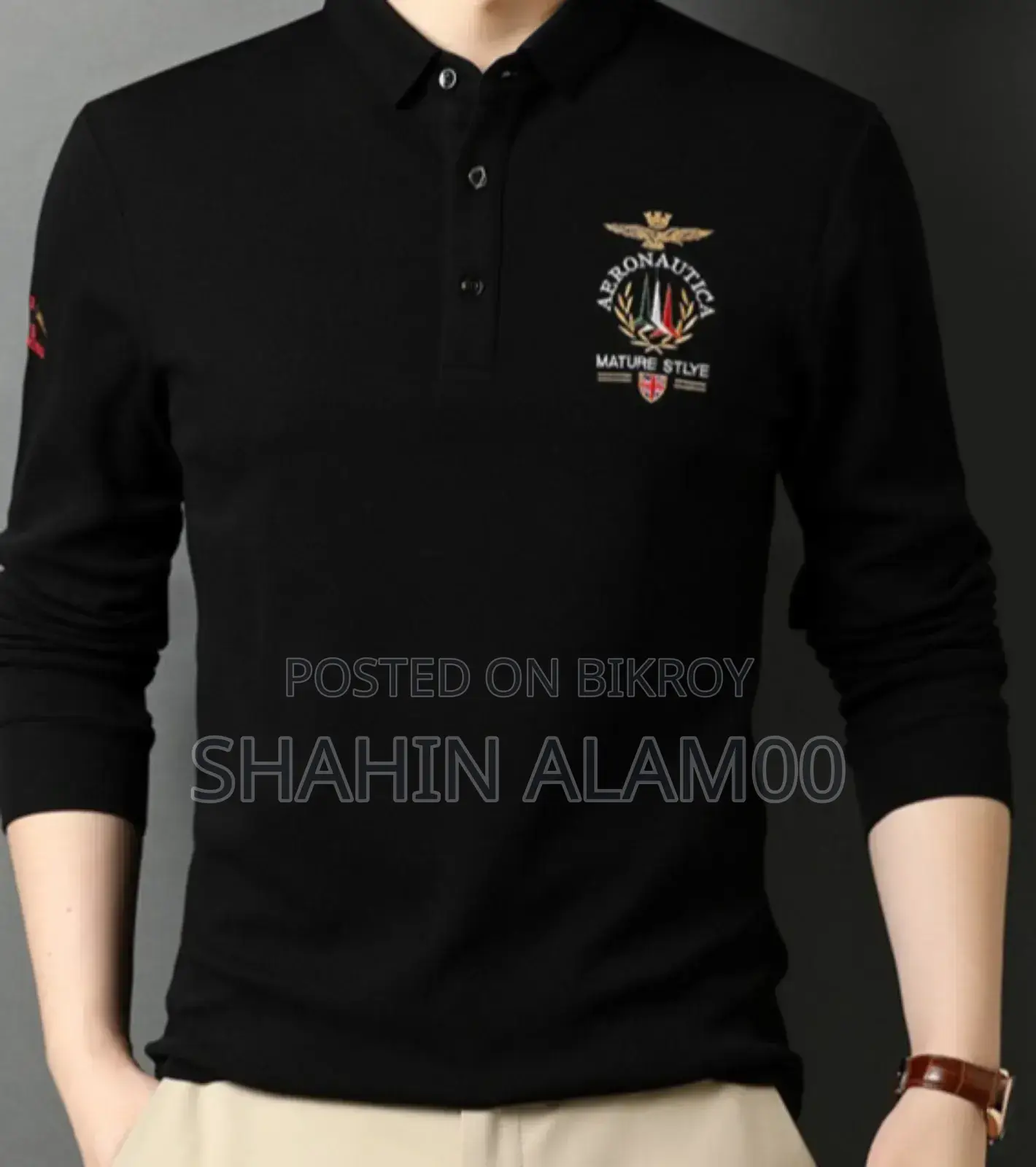 Long Sleeve Polo Shirt