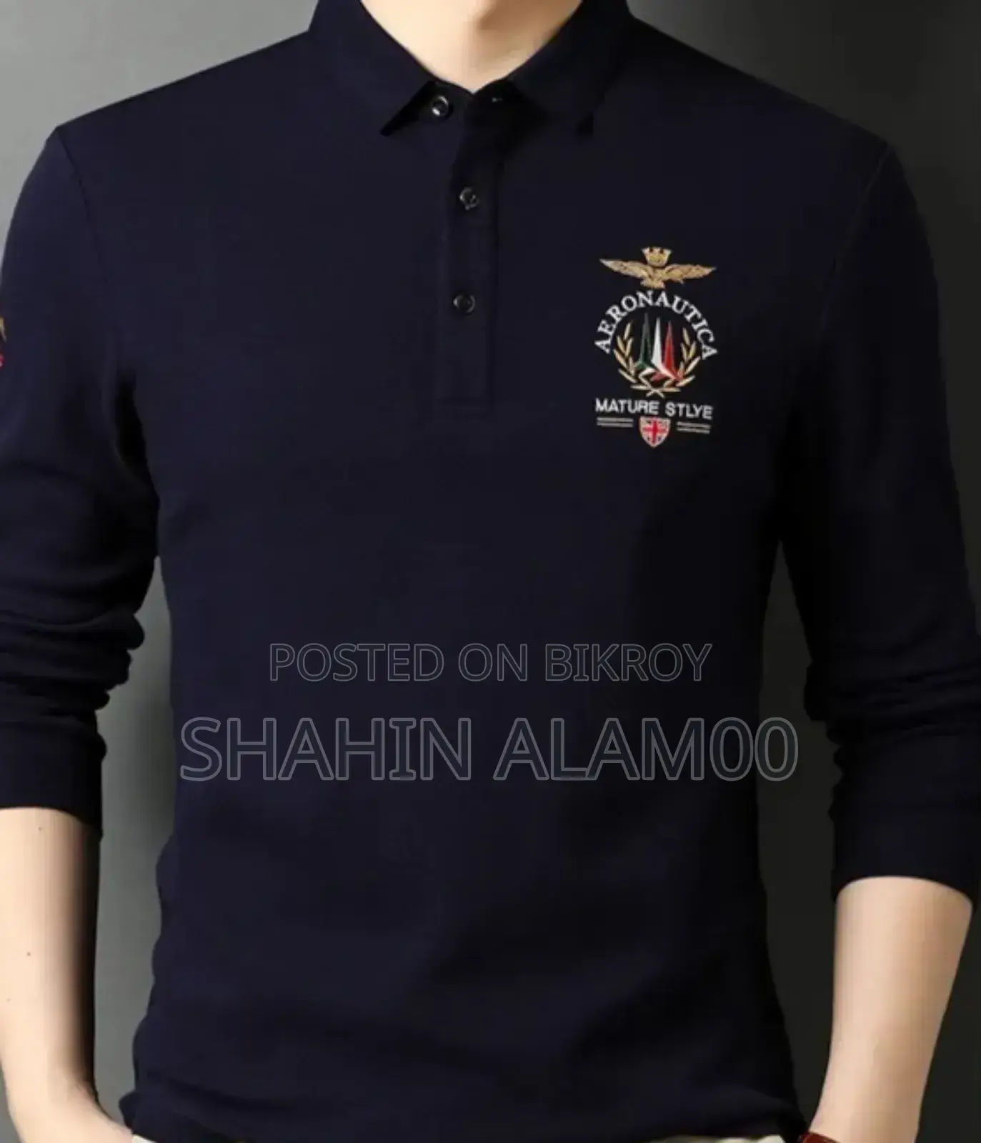 Long Sleeve Polo Shirt
