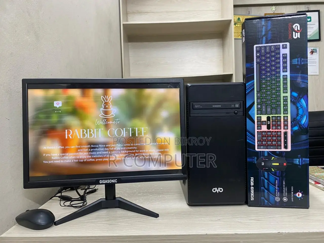 Desktop Computer 8GB Intel Core I5 SSD 128GB