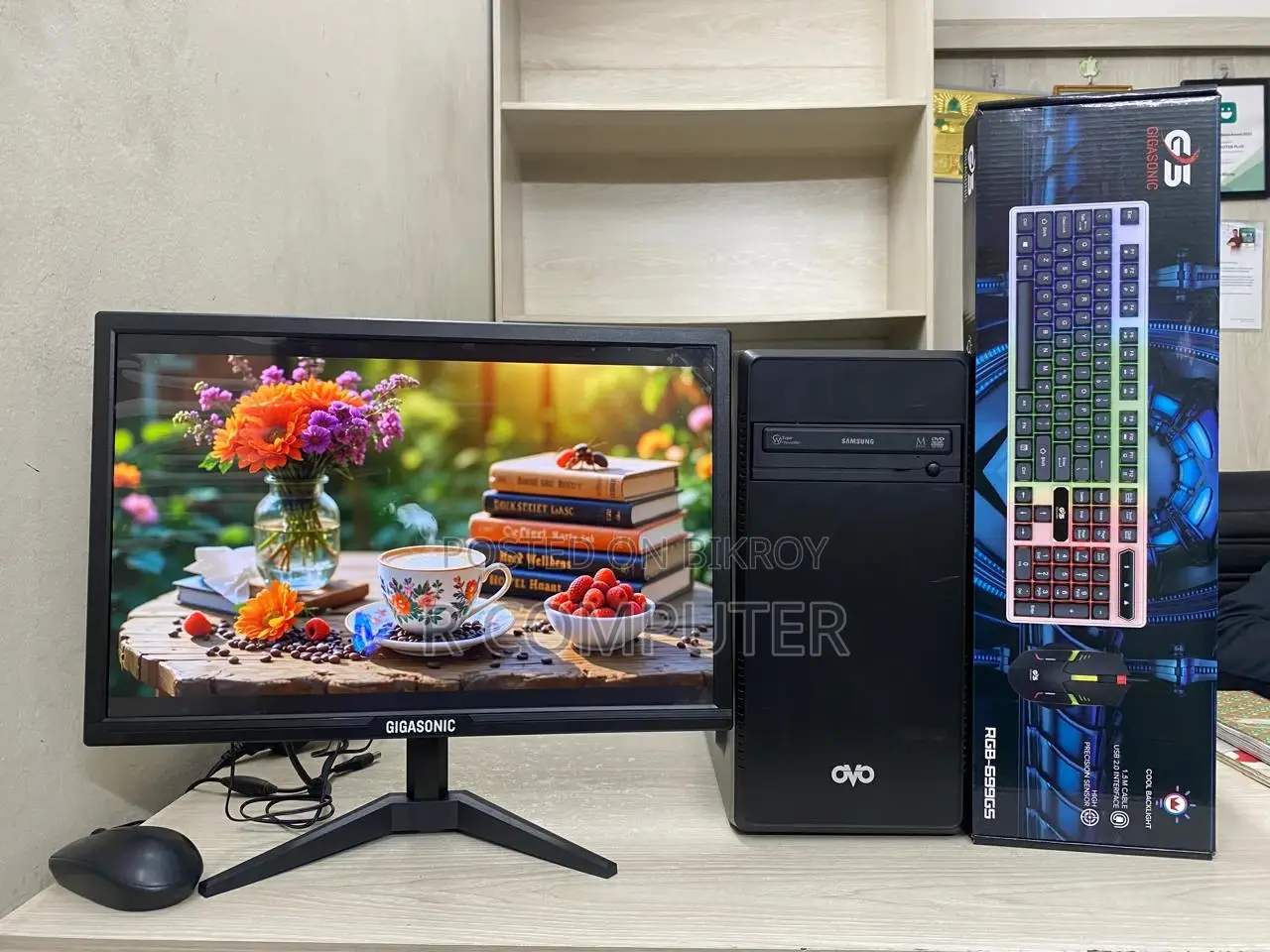 Desktop Computer 8GB Intel Core I5 SSD 128GB