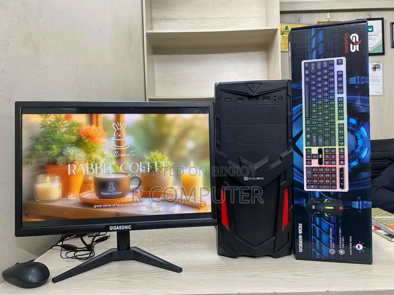 Desktop Computer 4GB Intel Core I3 SSD 128GB