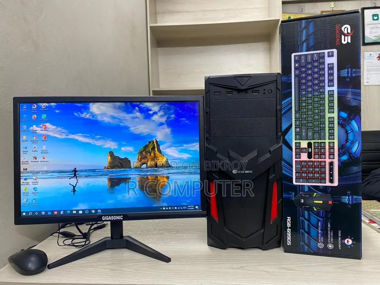 Desktop Computer 4GB Intel Core I3 SSD 128GB