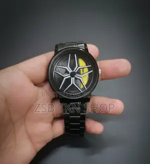 Men's Car Wheel Watch(ভিতরে চাকা ঘুরবে)