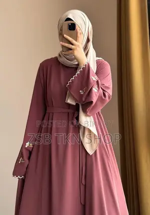 ​ Flora Embroidery Borkha(হিজাবসহ) High Quality