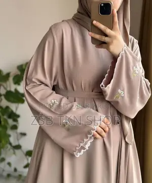 ​ Flora Embroidery Borkha(হিজাবসহ) High Quality
