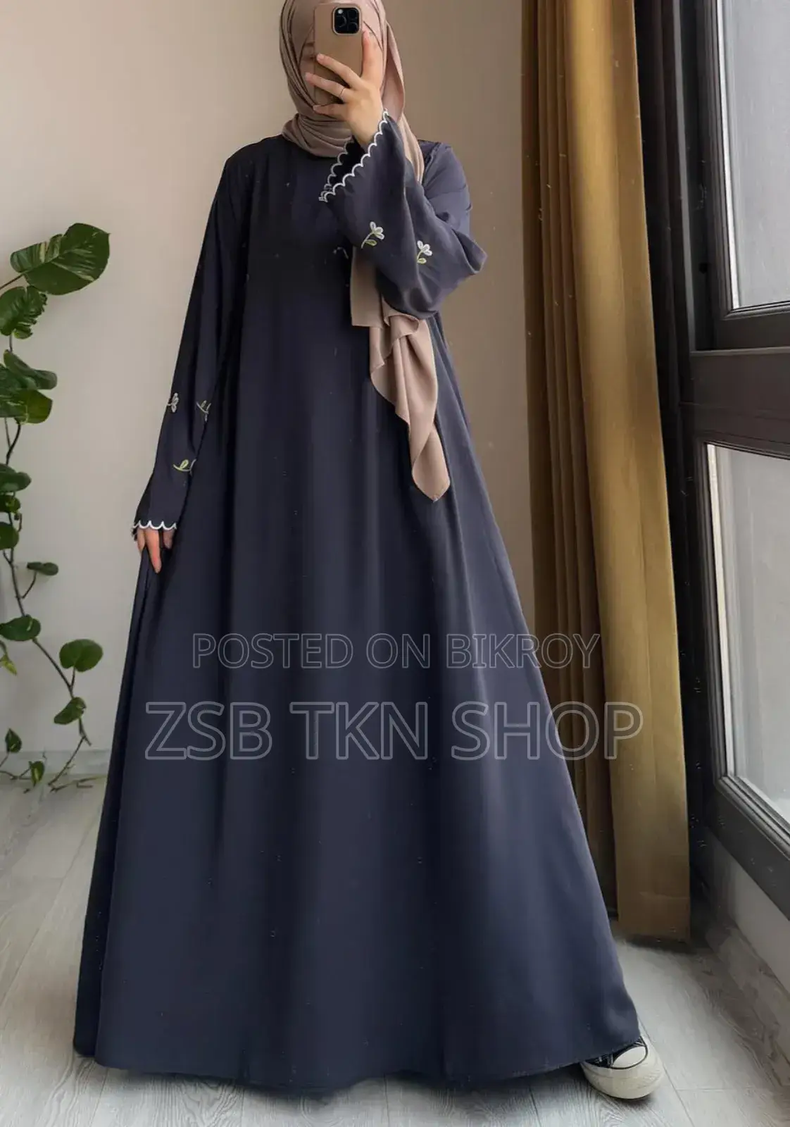 ​ Flora Embroidery Borkha(হিজাবসহ) High Quality