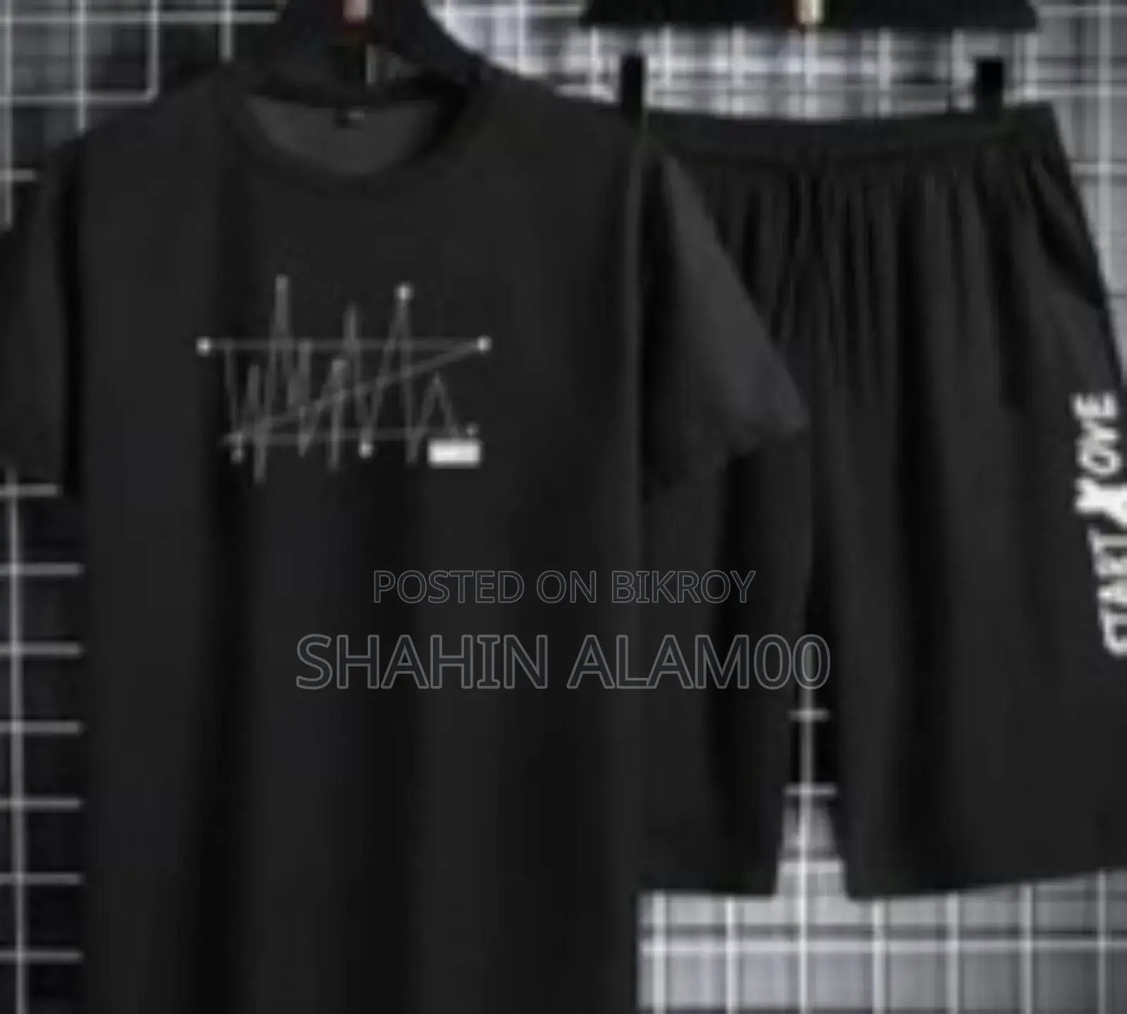 Mesh T-Shirt and Short Pant Set