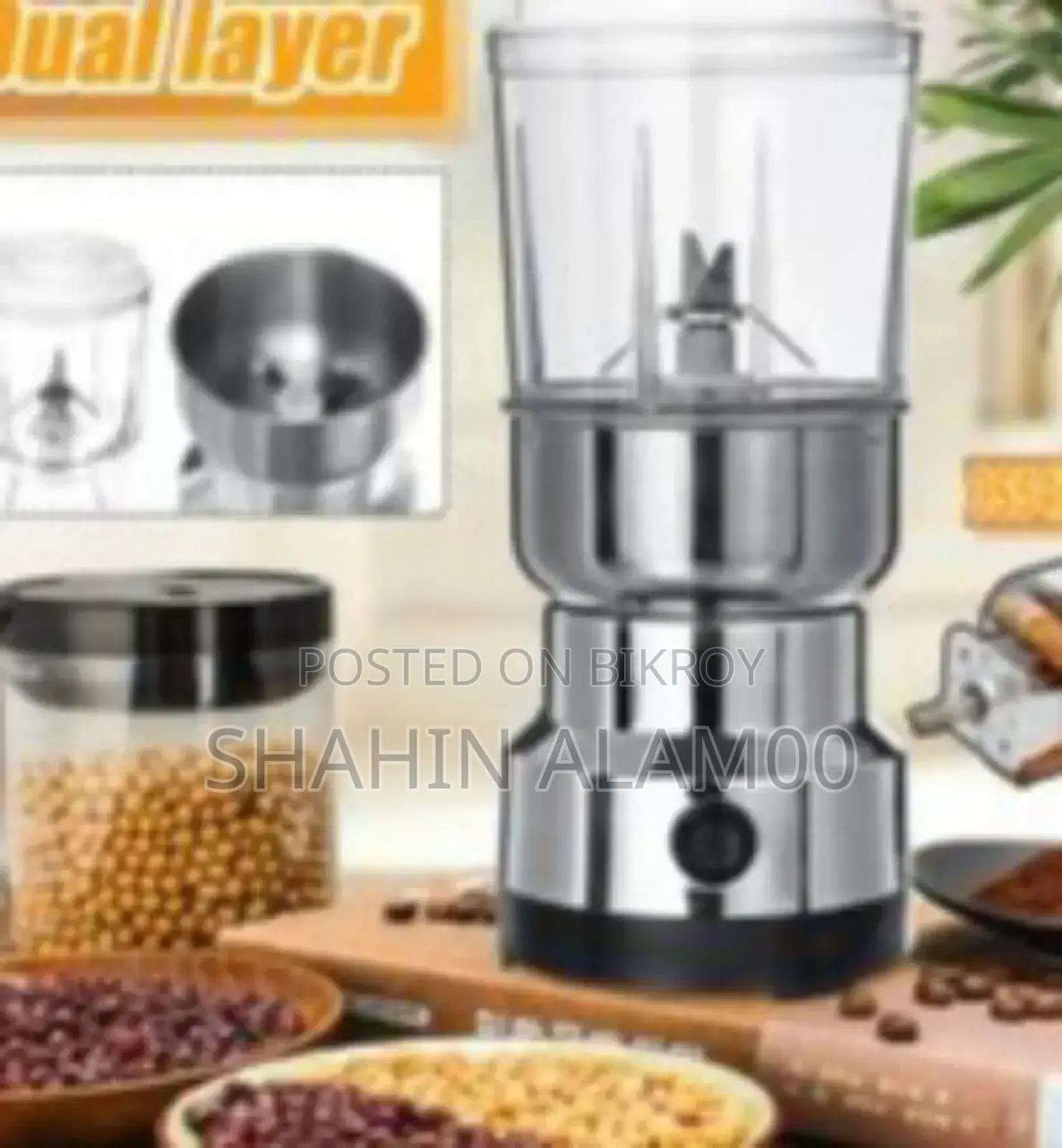 Nima 2-in-1 Electric Grinder and Juicer Blender