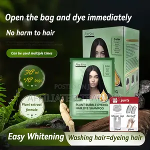 Hair Color Dye Shampoo Pure Style Plant Bubble Dyeing Hair Dye Shampoo