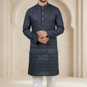 (12850)Men's Cotton Luxury Punjabi