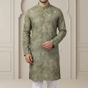 (12850) Men's Cotton Luxury Punjabi