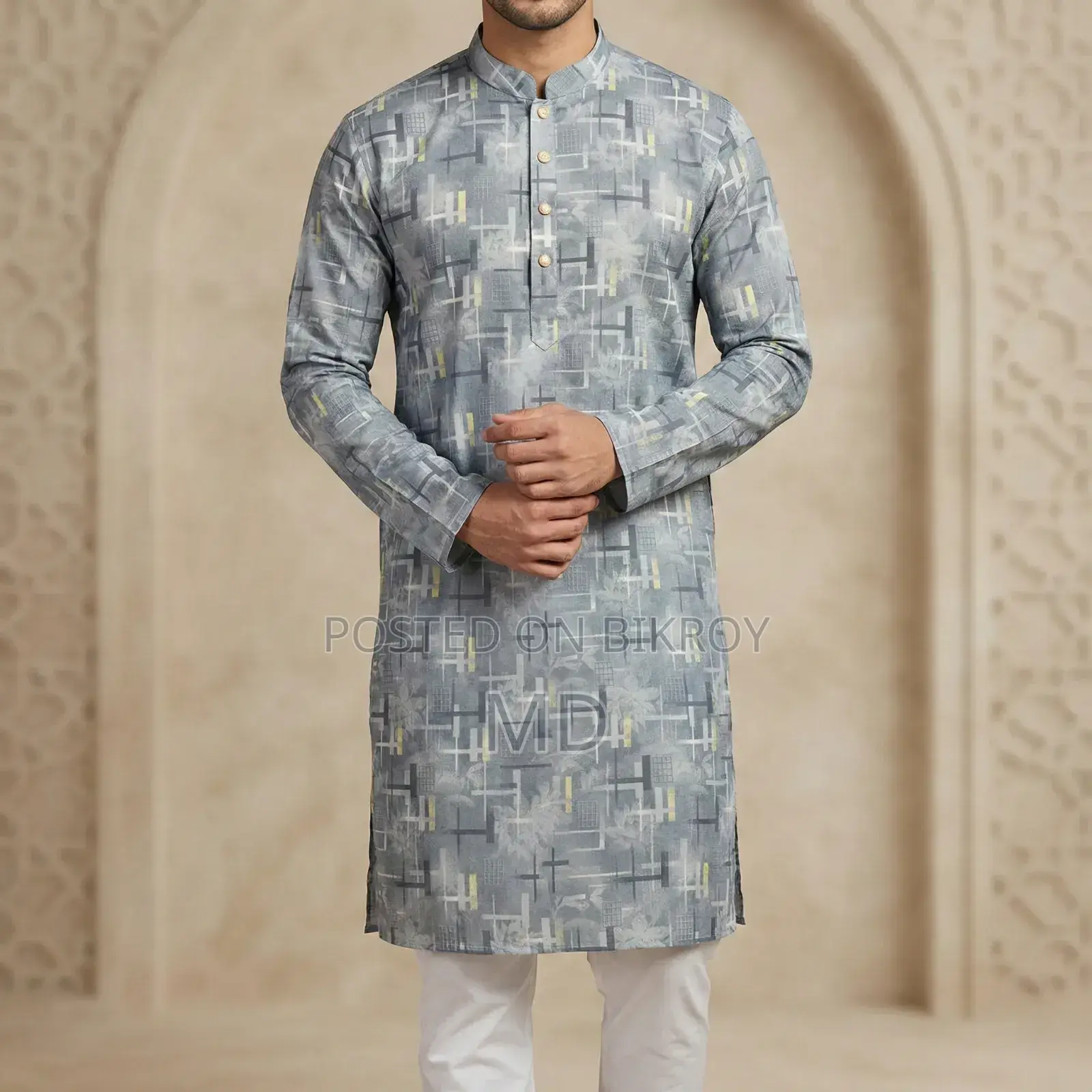 (12850) Men's Cotton Luxury Punjabi
