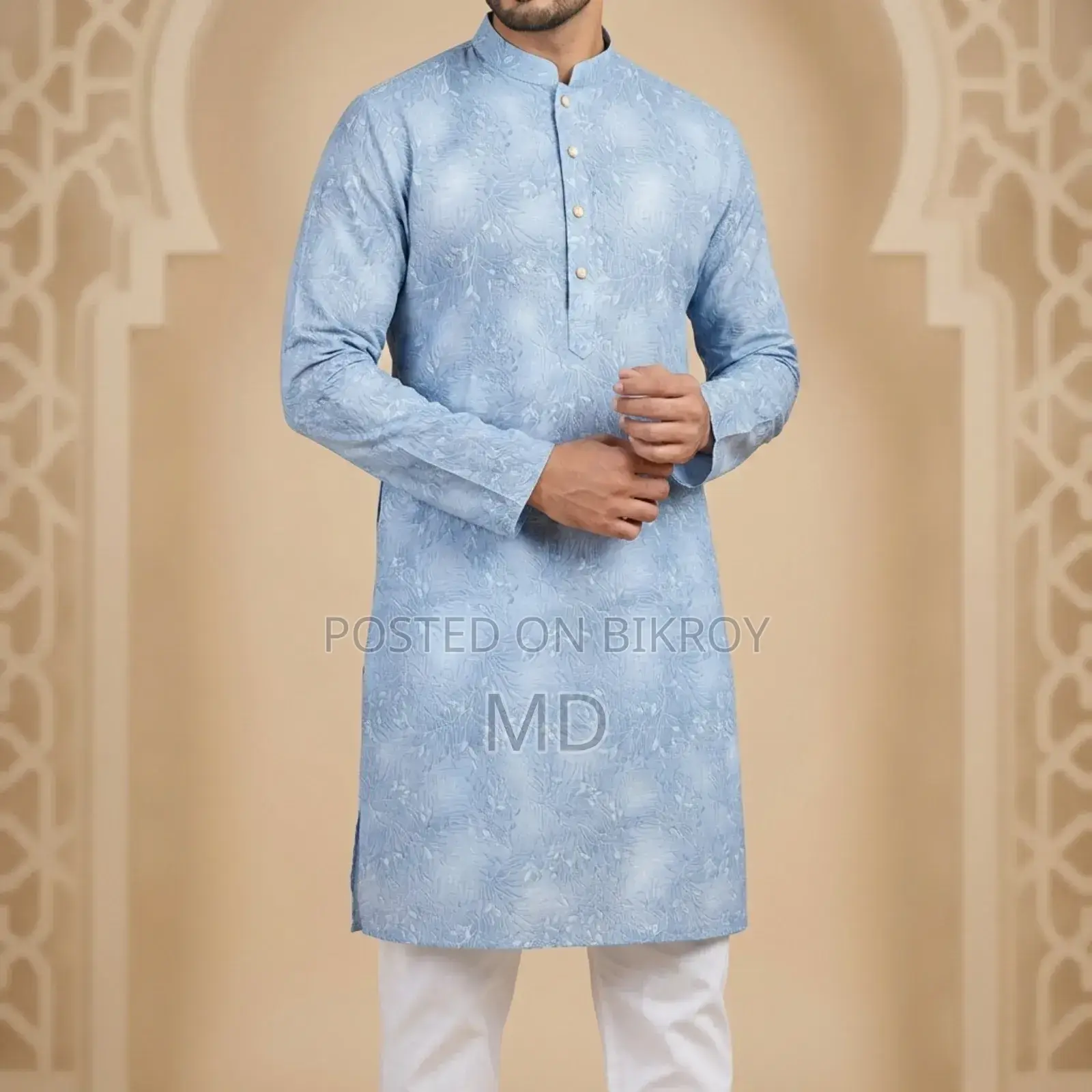 (12850) Men's Cotton Luxury Punjabi