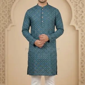 (12850) Men's Cotton Luxury Punjabi