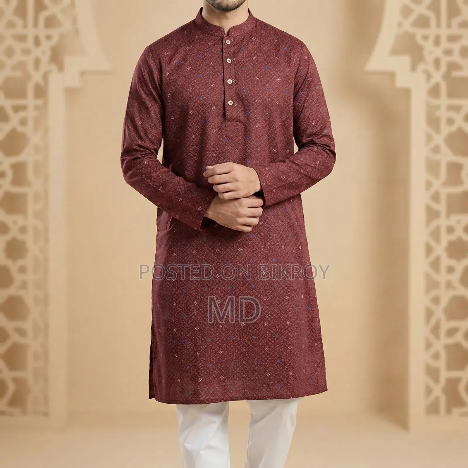 (12850) Men's Cotton Luxury Punjabi