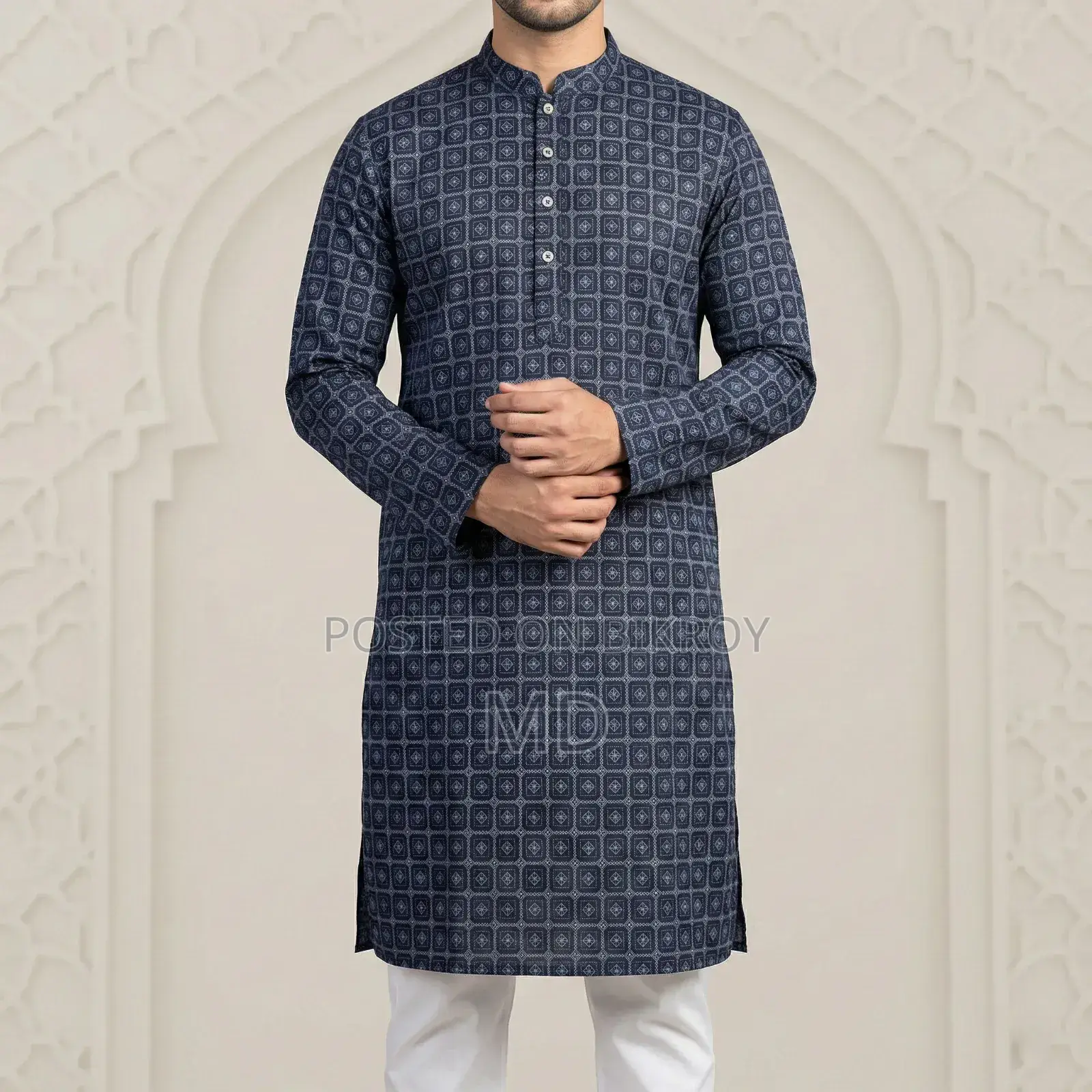 (12850) Men's Cotton Luxury Punjabi