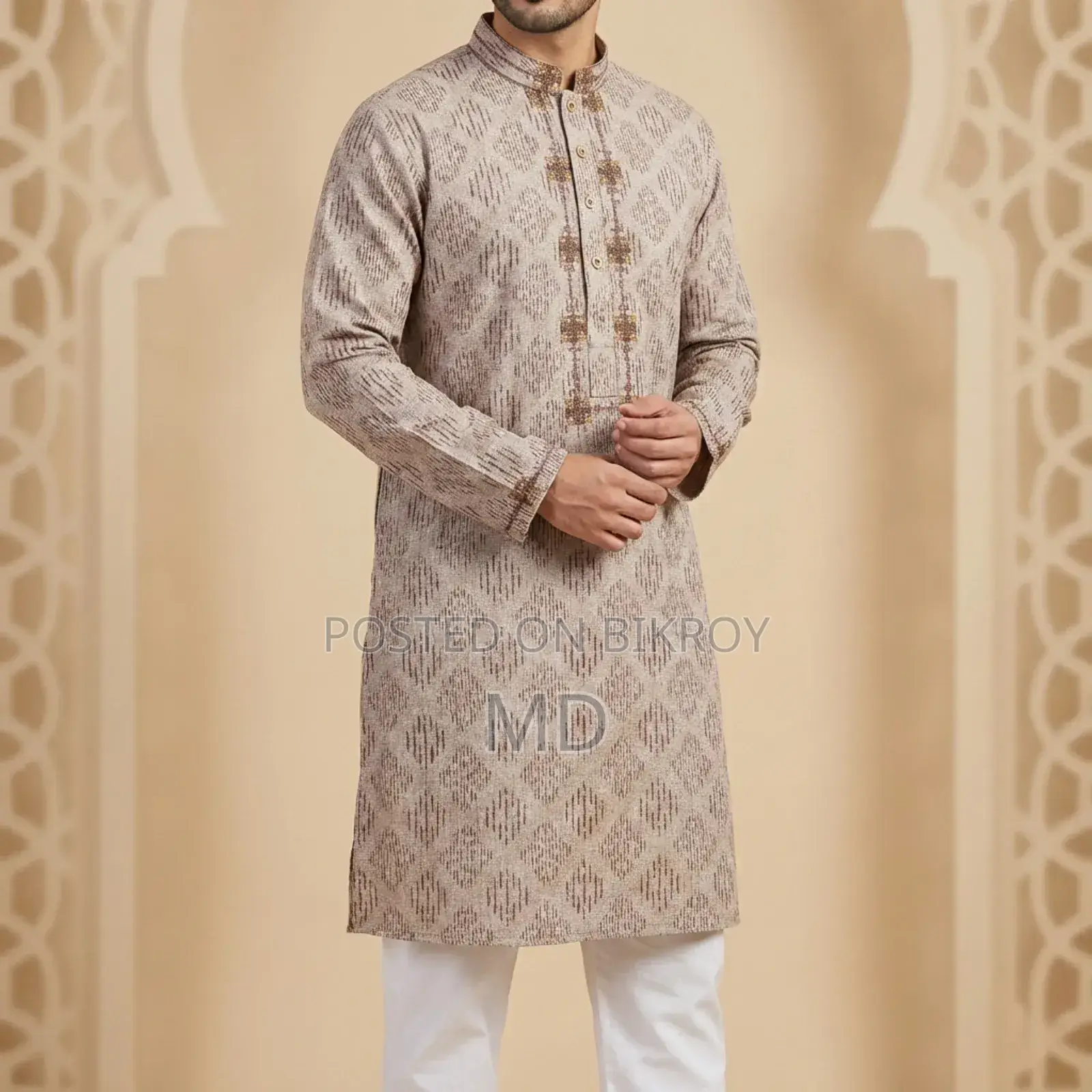 (12850) Men's Cotton Luxury Punjabi