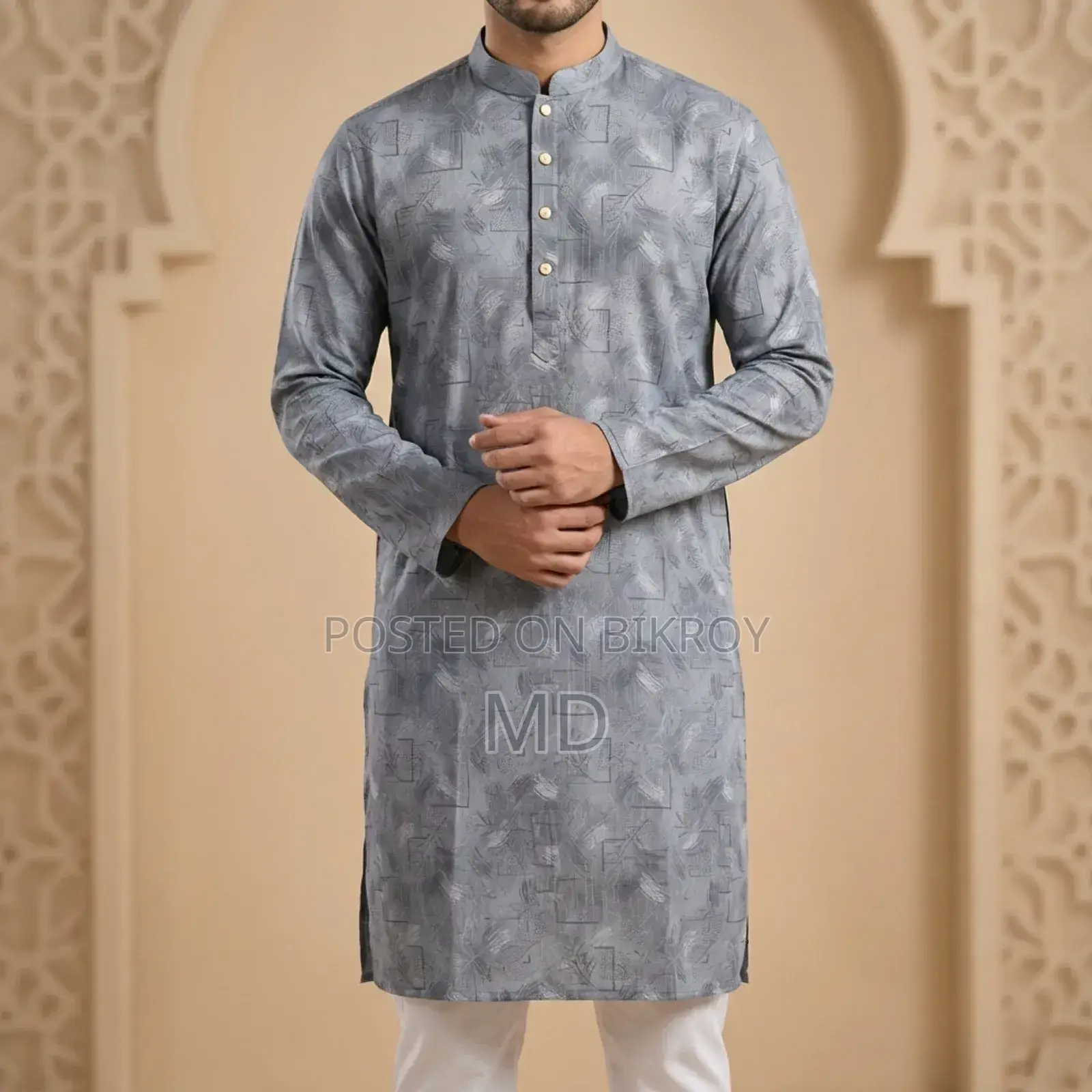 (12850) Men's Cotton Luxury Punjabi
