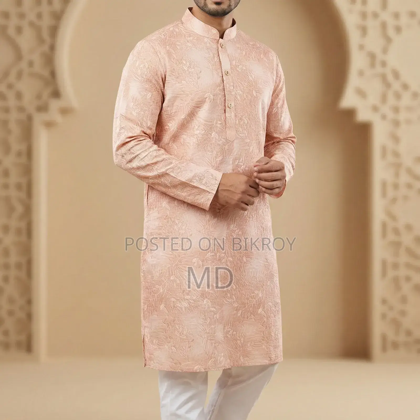 (12850) Men's Cotton Luxury Punjabi
