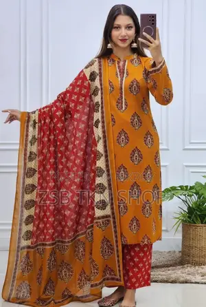 ডিজিটাল প্রিন্টেড ৩ পিস