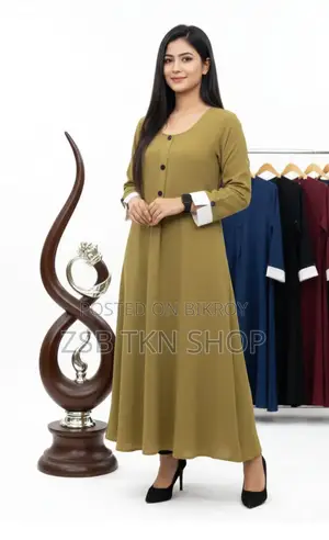 প্রিমিয়াম সিওয়াই ফেব্রিক বোরকা (শুধু বোরকা) উন্নত মানের ফেব্রিকস