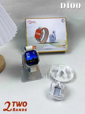 D100 Smart Watch Buy and Get Free (Airpods)