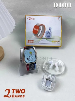 D100 Smart Watch Buy and Get Free (Airpods)