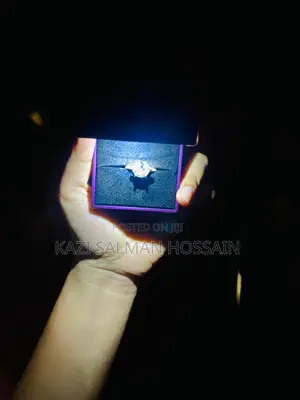 Gold-Plated Crystal Ring With Led Light Box