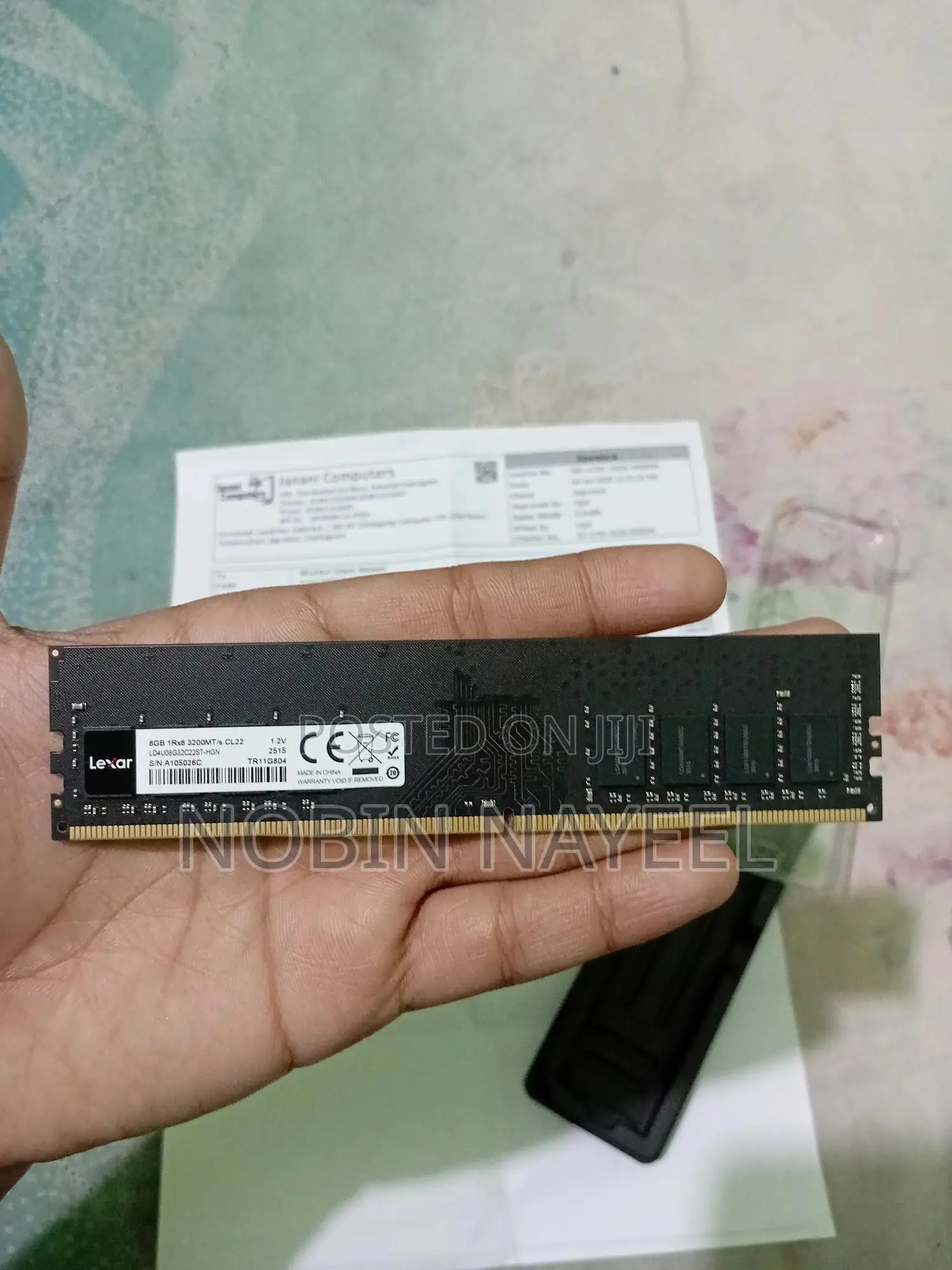 Lexar 8gb Ddr4 3200mhz Ram With 3 Years Official Warranty