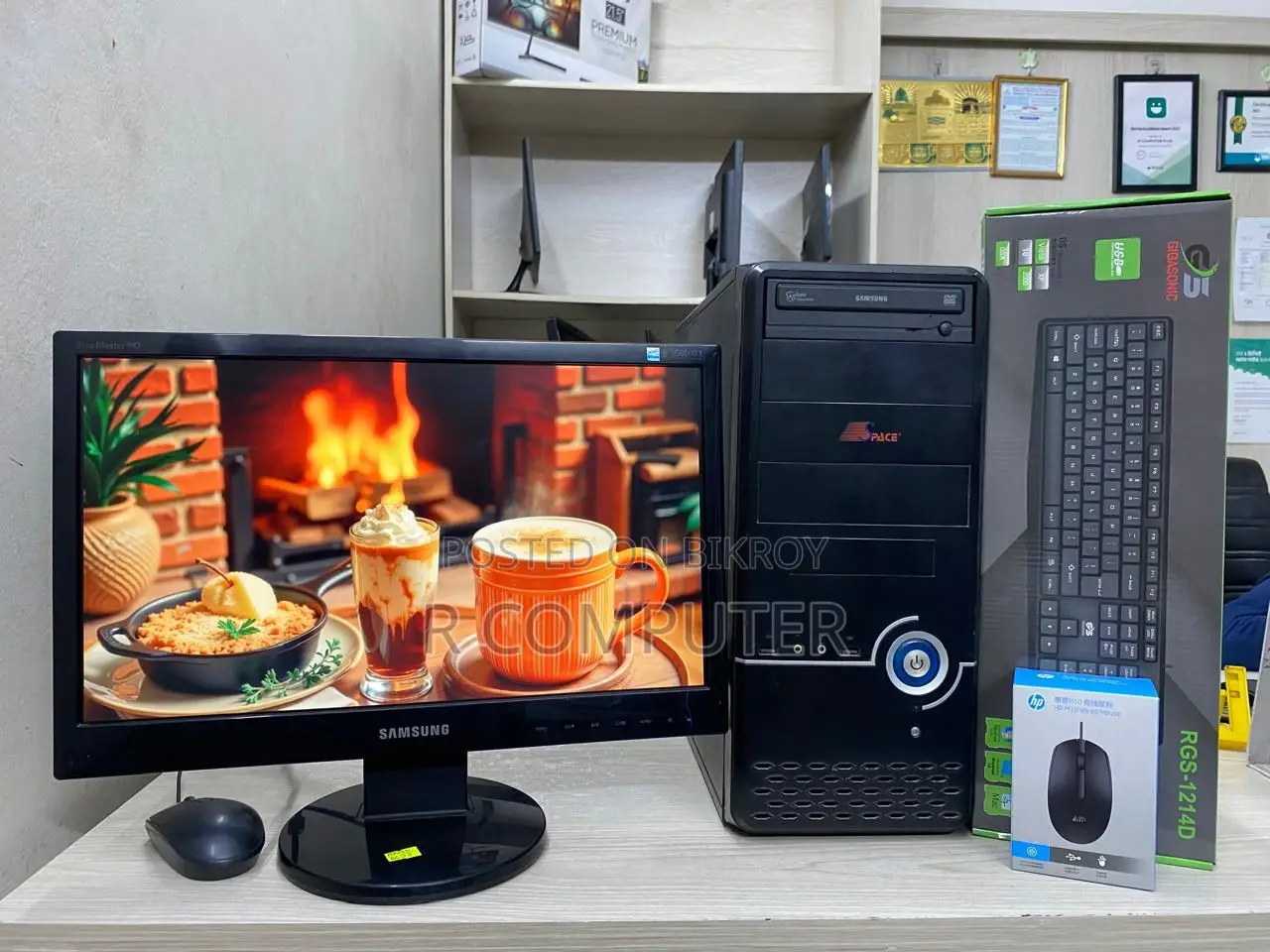 Desktop Computer 4GB Intel Core I3 SSD 128GB