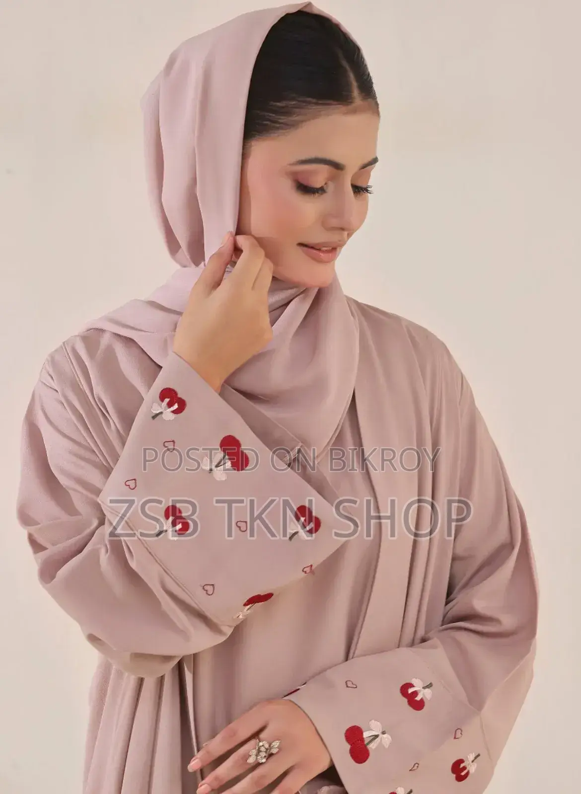 কোটি বোরকা ইনার এবং হিজাব ফুল সেট সহ