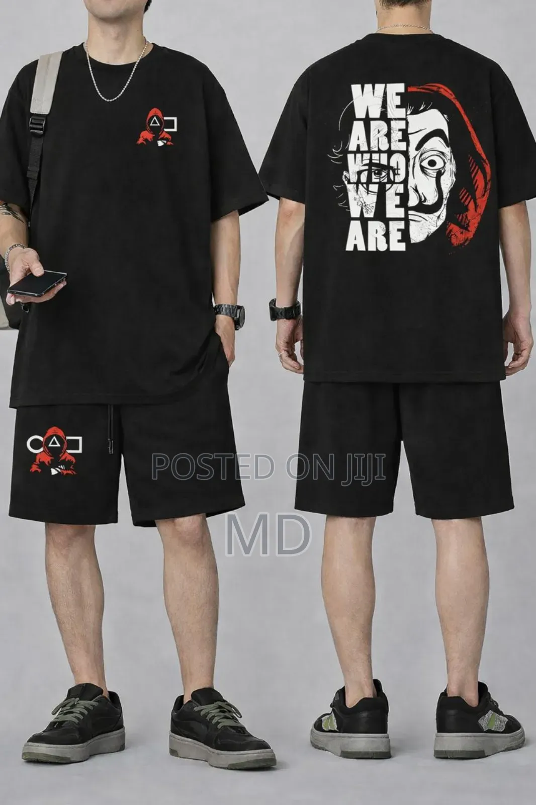 Premium Drop Shoulder T-Shirt Pant Combo