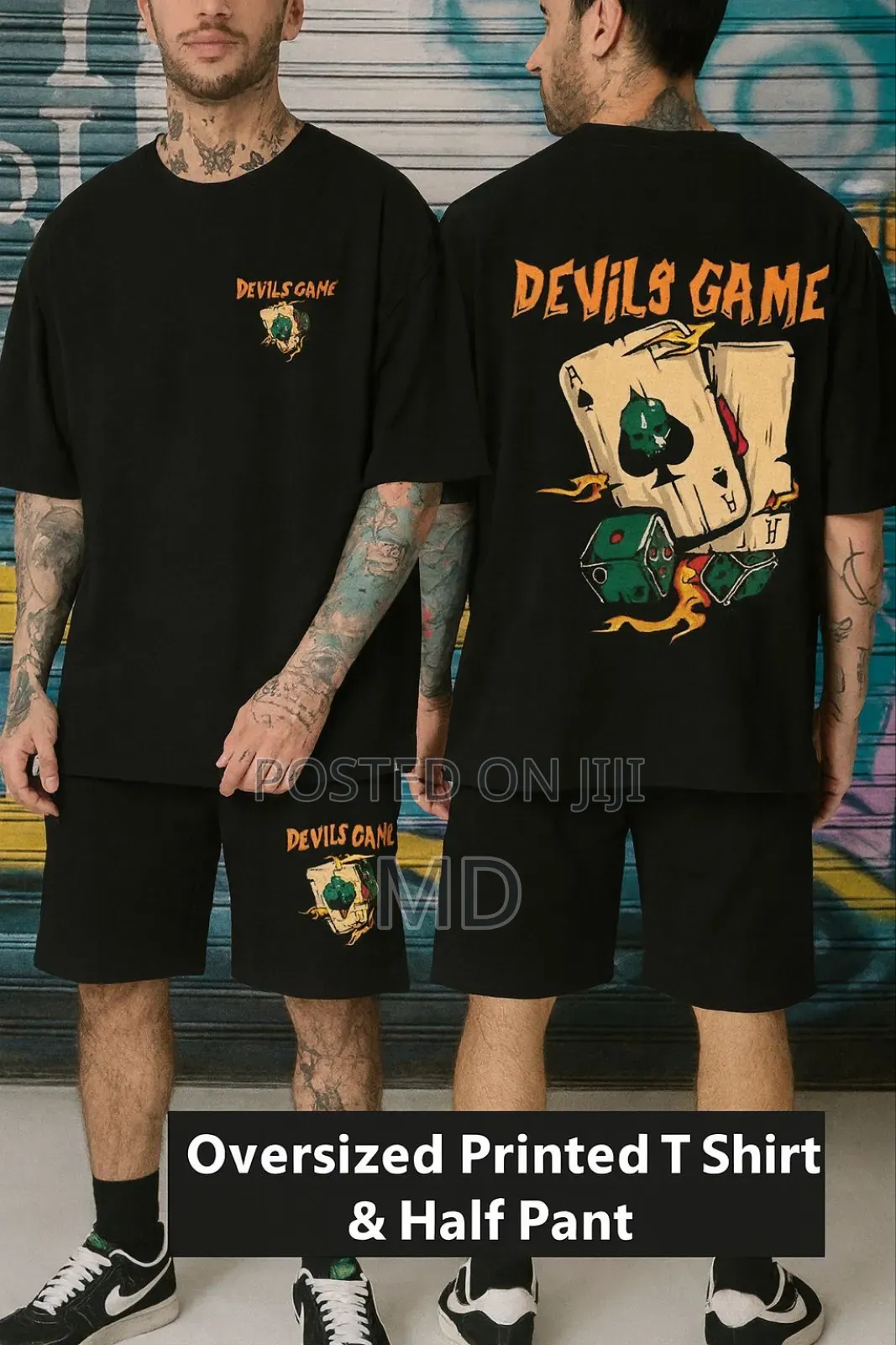 Premium Drop Shoulder T-Shirt Pant Combo