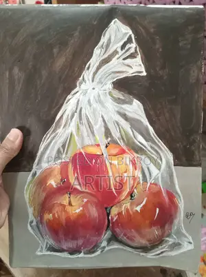 Acrylic Painting on A4 Size Paper