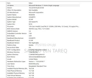 Laptop Gigabyte 16GB Intel Core I5 SSD 512GB